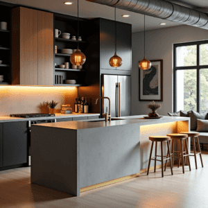 Thumbnail image for 'Cement and concrete kitchen countertops DIY: Modern Ideas, Step-by-Step Instructions, Pros & Cons'