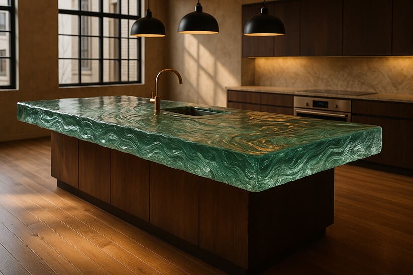Thumbnail image for 'The Complete Guide to Glass Countertops: Types, Pros and Cons, and Maintenance'