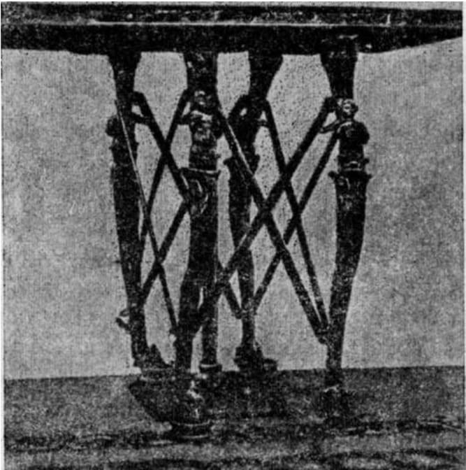 Table found in pompeii