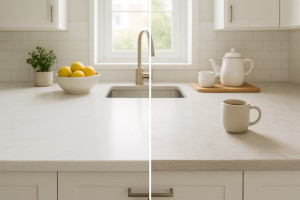 Thumbnail image for 'Quartz vs. Laminate: Which Countertop Should You Choose? A Straightforward Comparison of Cost, Durability, and Appearance'
